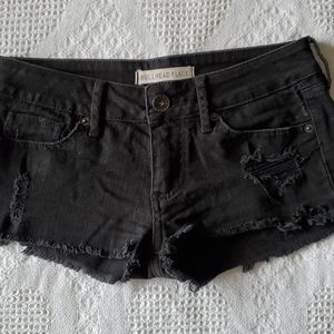 Bullhead Black Denim Shorts